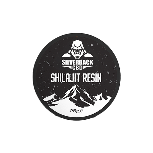 Premium Quality Silverback CBD Shilajit Resin 25g Fulvic acid, Vitality