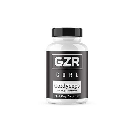 Premium Quality, 750mg Cordyceps Capsules - 60 Capsules Stamina and Cardiovascular Health