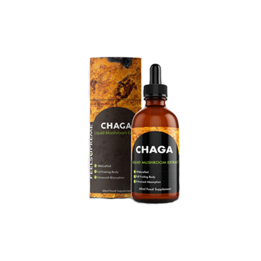 Premium Quality, Reduce Inflammation, Support Liver Health, Chaga Mushroom Liquid 60ml