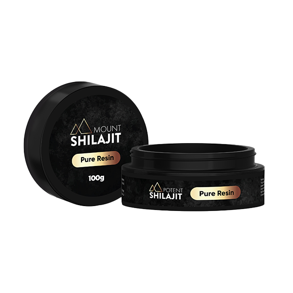 Mount Shilajit Pure Resin 100g, High Quality, Rich in Fulvic Acid and Minerals